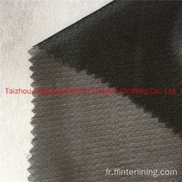 Interligne de polyester tissé de haute qualité pas cher pour tissu